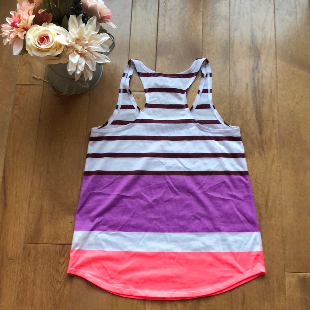Arizona medium racer back striped tank - Picture 4 of 4